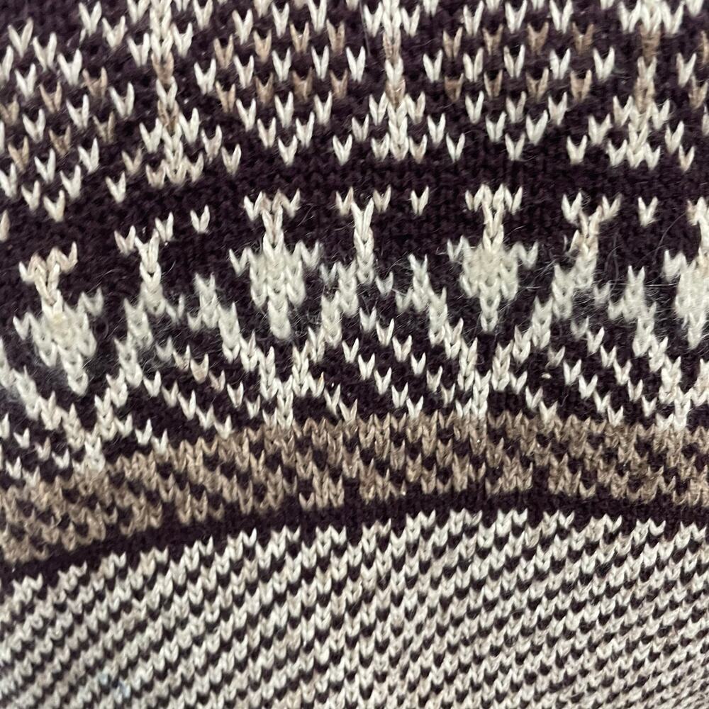Vtg Red Camel Sweater Vest Size Medium Cottage Fair Isle Knit Nordic Cottagecore - Picture 3 of 5
